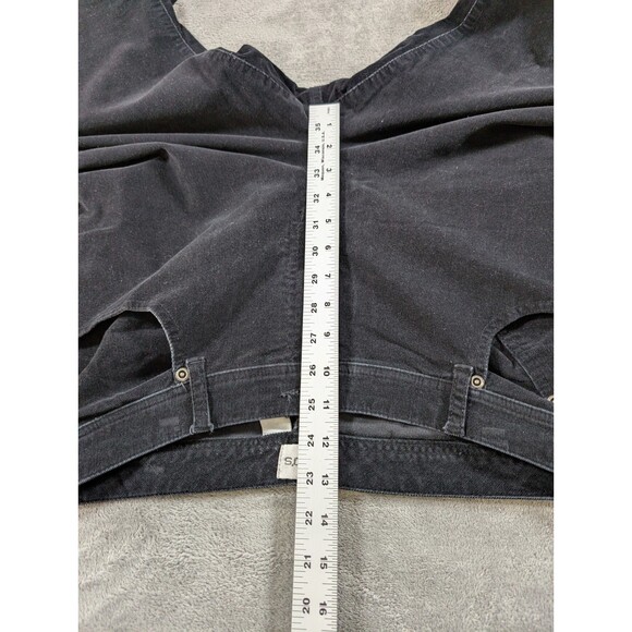 Vintage Chico's Corduroy Pants Womens 2 Reg Black Stretch Casual Minimalist - Picture 9 of 11